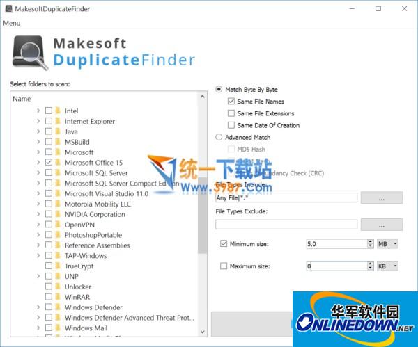 Makesoft DuplicateFinder(重复文件查找工具)