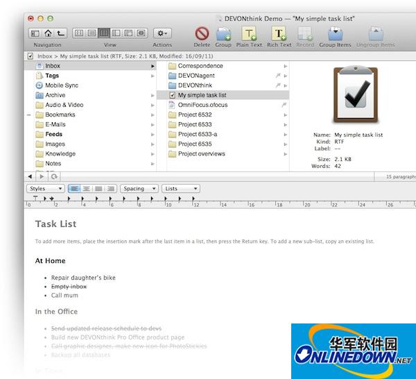 DEVONthink Pro for mac