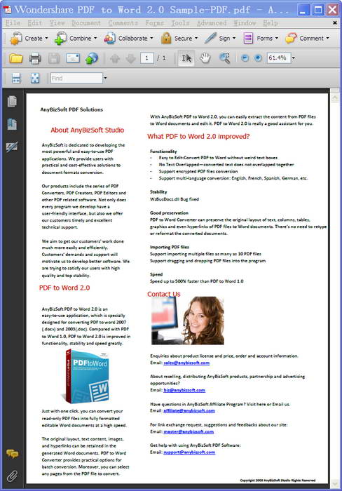 AnyBizSoft PDF to Word