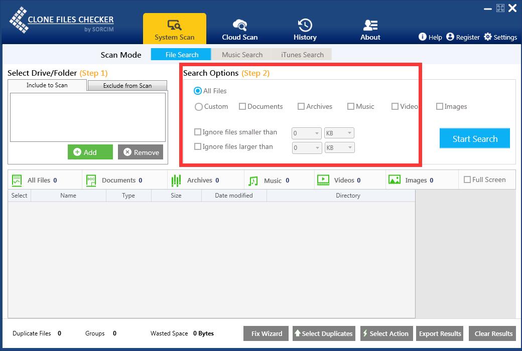 Clone Files Checker