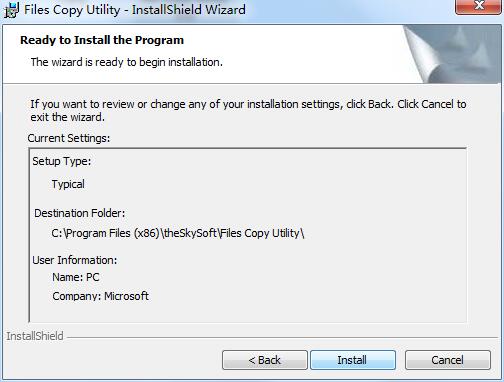 File Copy Utility