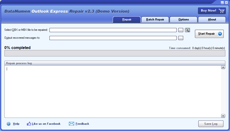 DataNumen Outlook Express Repair