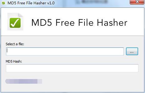 MD5 Free File Hasher