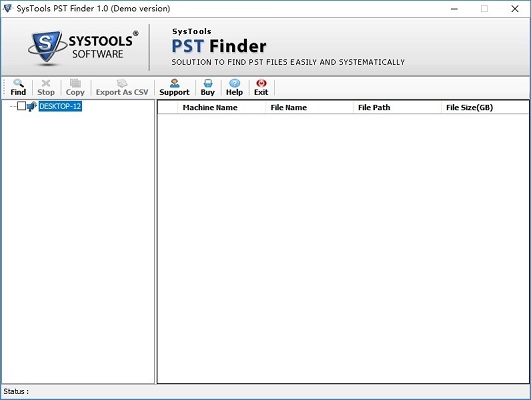 SysTools PST Finder