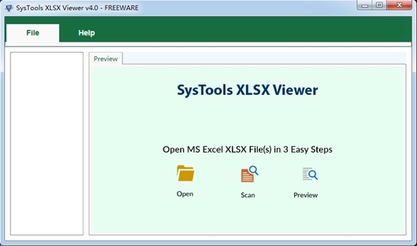 SysTools XLSX Viewer