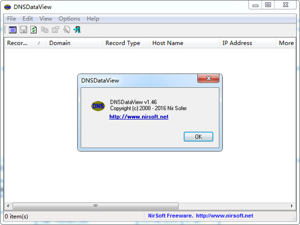 DNS解析记录查询工具(DNSDataView)