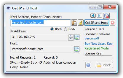 Get IP and Host Portable