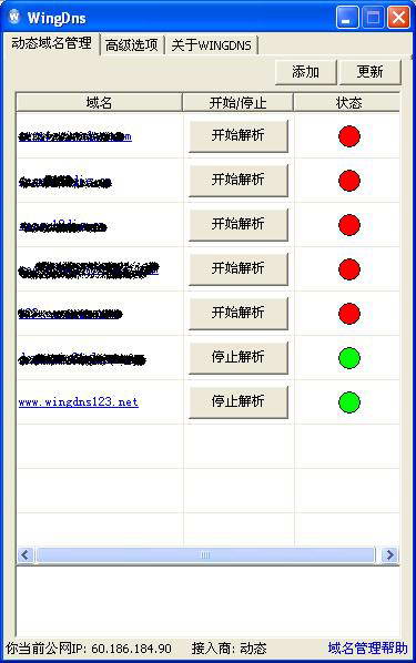 WingDNS免费动态域名客户端