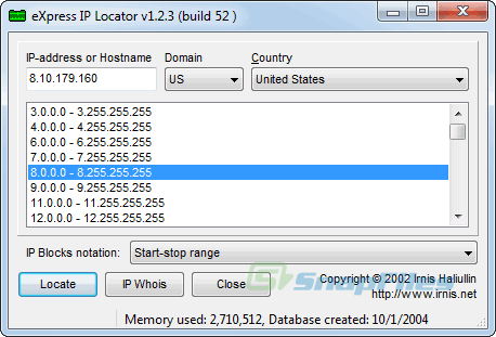 eXpress IP Locator