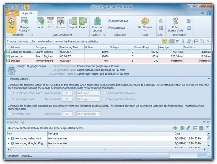 EMCO Ping Monitor Free