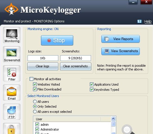 Micro Keylogger