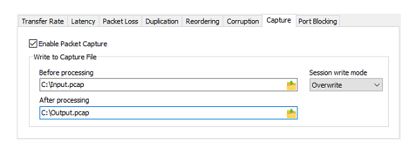 SoftPerfect Connection Emulator