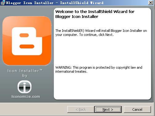 Blogger Desktop Icon Installer