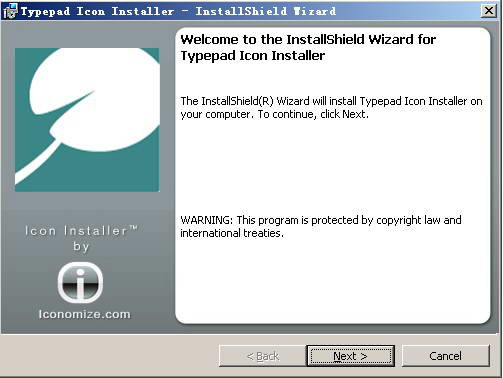 Typepad Desktop Icon Installer