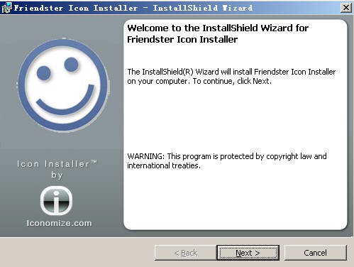 Friendster Desktop Icon Installer