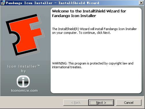 Fandango Desktop Icon Installer