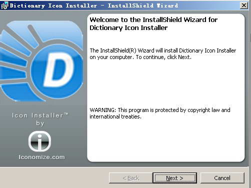 Dictionary Desktop Icon Installer