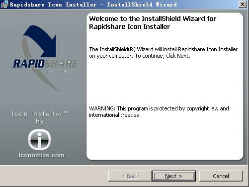 Rapidshare Desktop Icon Installer