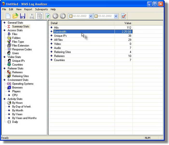 WMS Log Analyzer Professional Edition