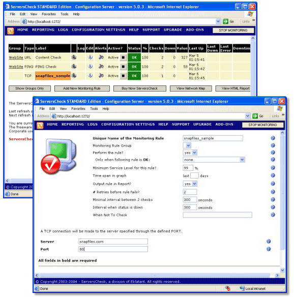 ServersCheck Monitoring Software