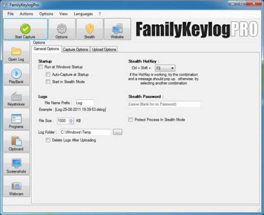 Family Keylogger Professional