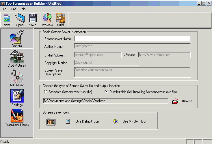 Top Screen Saver Builder