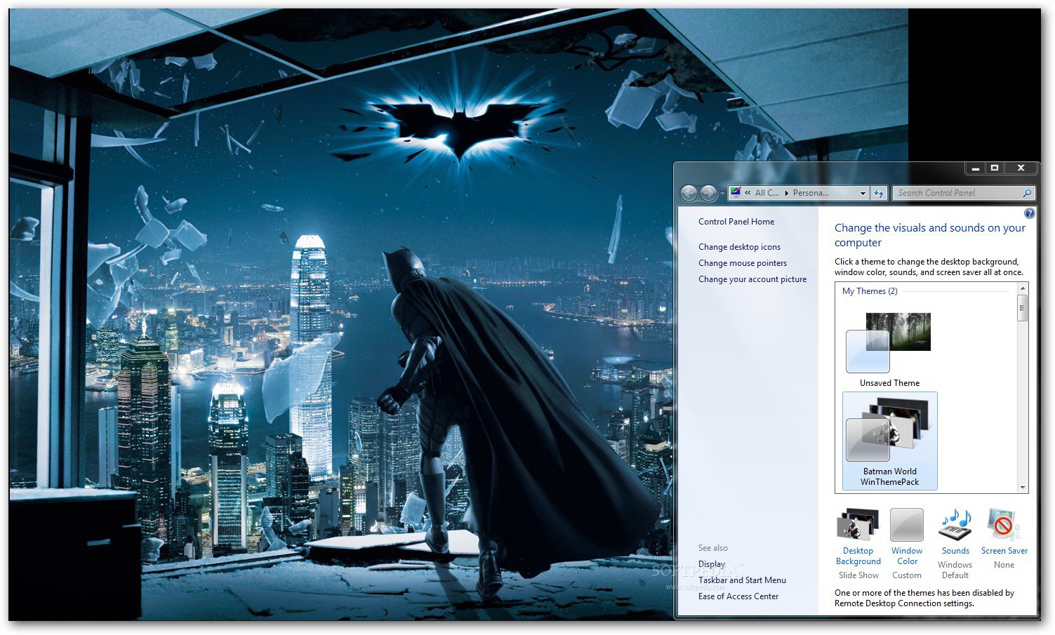 Batman World Windows Theme