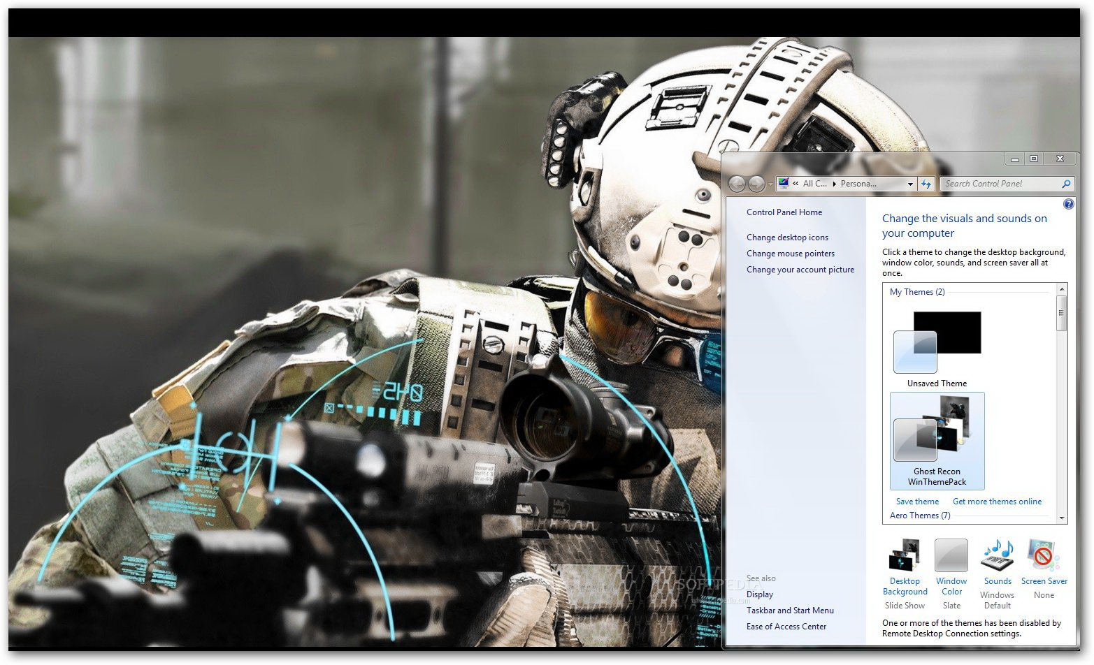 Ghost Recon Windows Theme