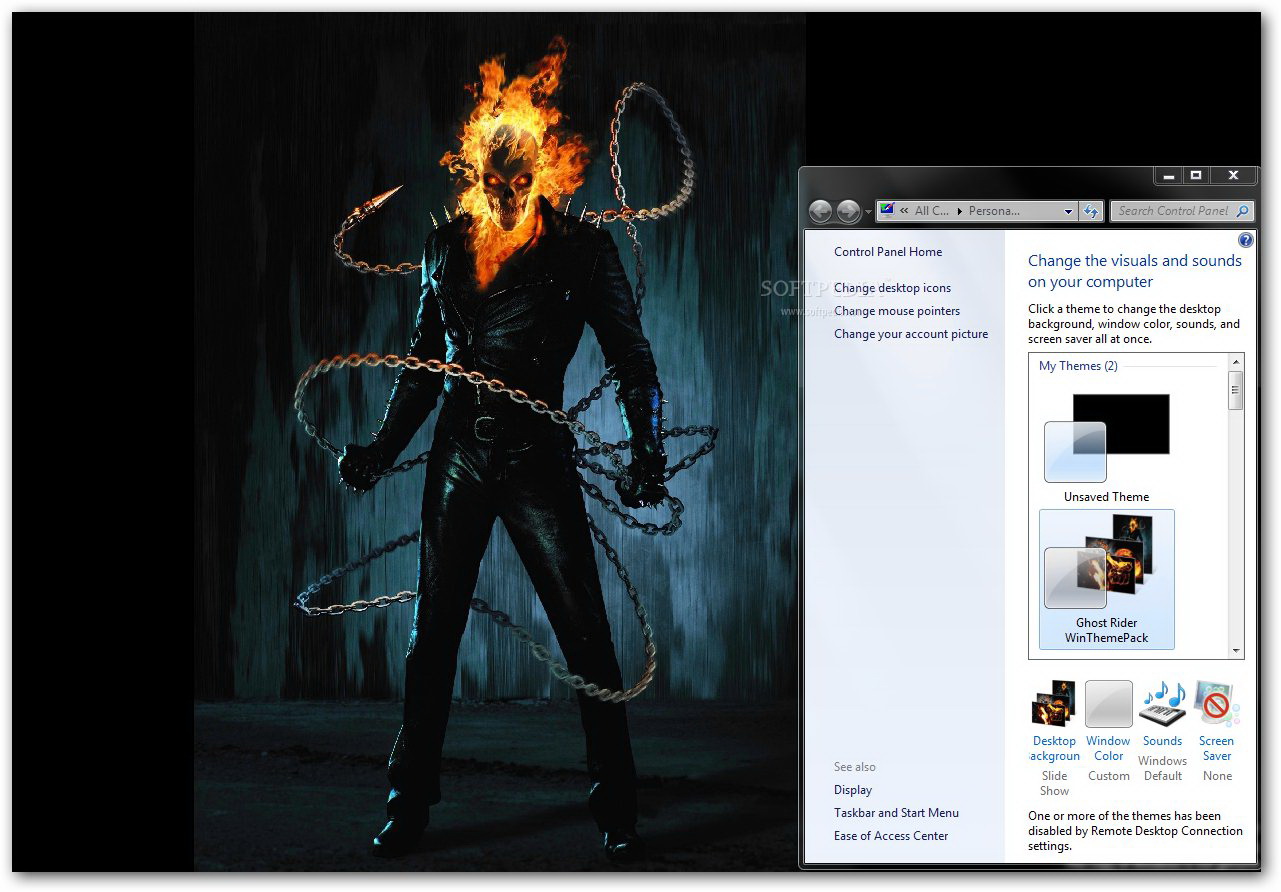 Ghost Rider Windows Theme