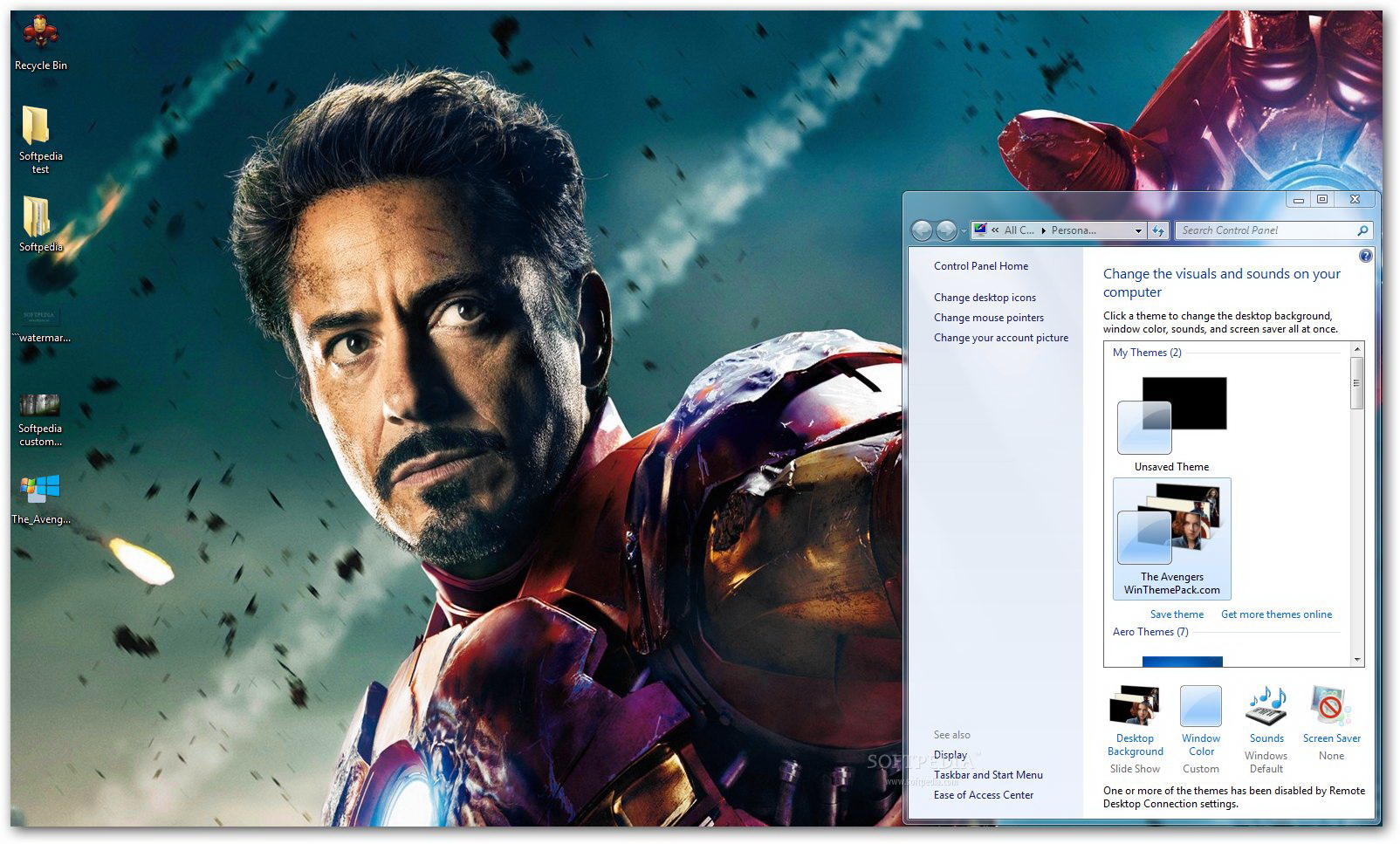 The Avengers Windows Theme