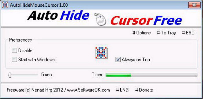 AutoHideMouseCursor(64bit)