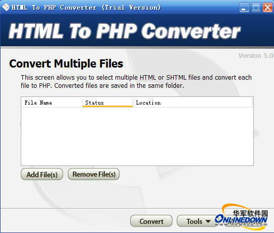 HTML To PHP Converter