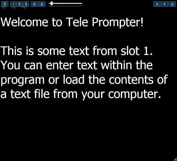 Tele prompter