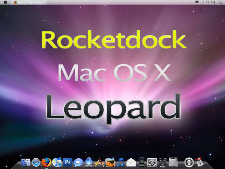 RocketDock(xp系统仿苹果任务栏)