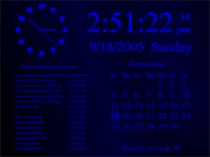 Elite Clock Screensaver ( InfoClock )