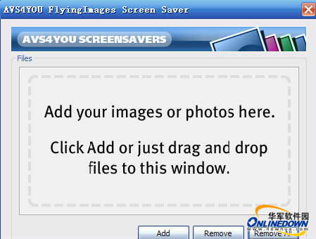 AVS4YOU Flying Images Screen Saver