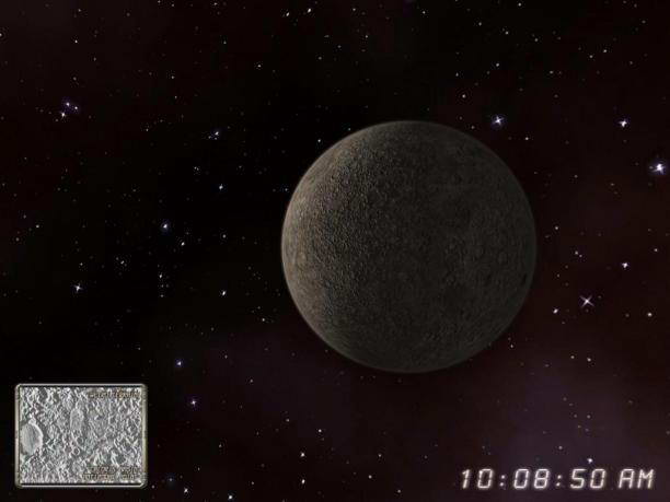 Mercury 3D Space Survey Screensaver