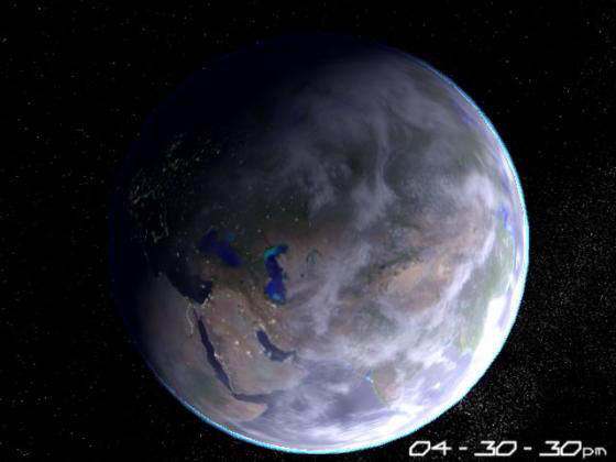 Home Planet Earth 3D Screensaver