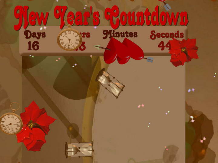 3D New Years Countdown