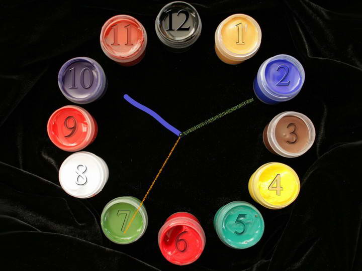 Paintbrush Clock ScreenSaver