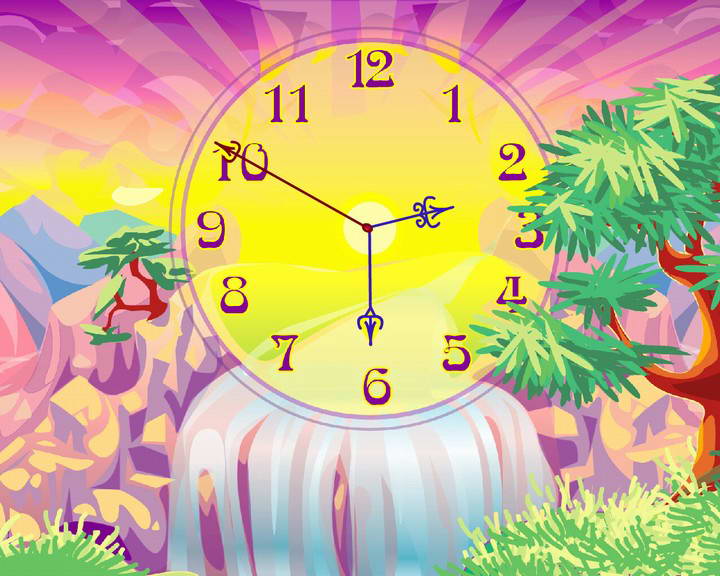 Oasis Clock ScreenSaver for MAC