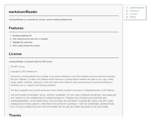 Markdown Reader