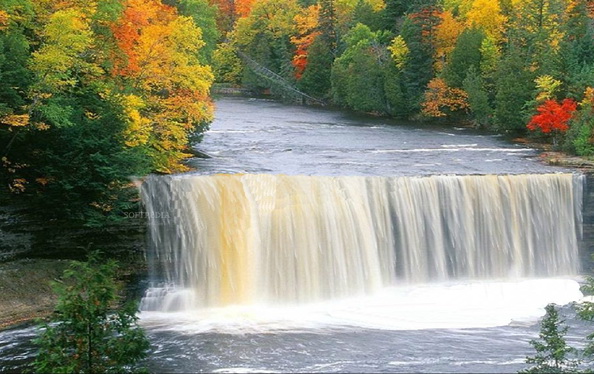 Autumn Waterfall