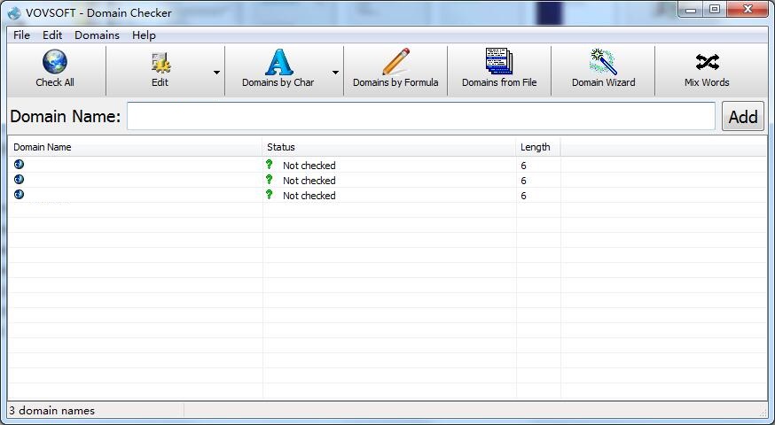 VovSoft Domain Checker