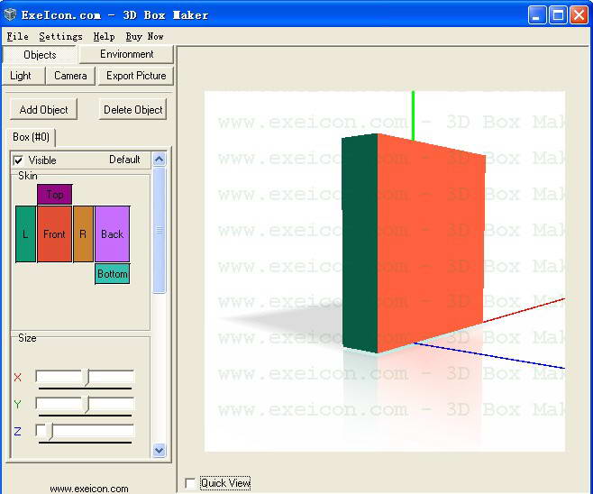 Box Shot Maker