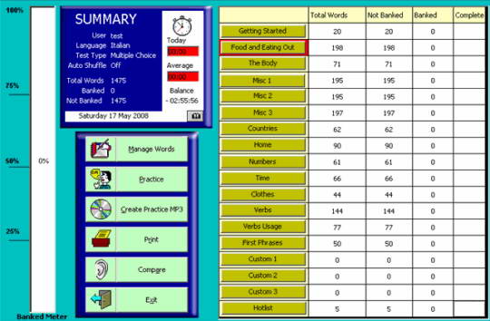 WordBanker English-Spanish