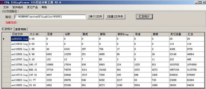 点格网站日志分析器