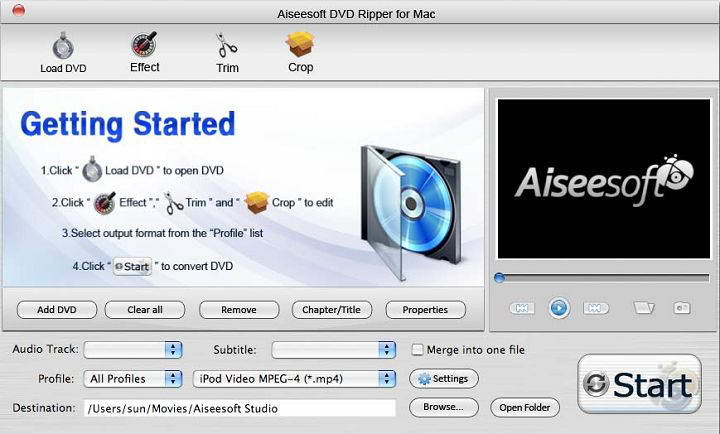 Aiseesoft DVD Ripper for Mac