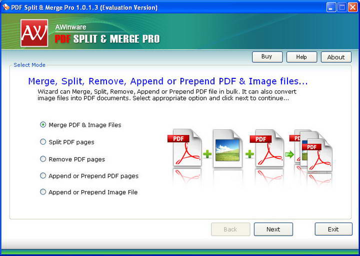 AWinware PDF Split & Merge Pro