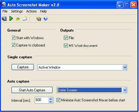 Auto Screenshot Maker